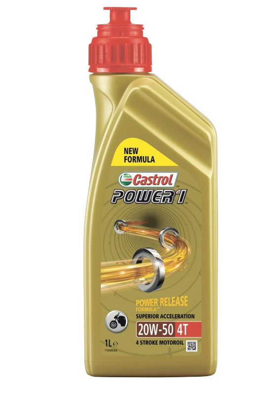 Моторное масло Castrol Power 1 4T 20W-50, 1л (CASTROL: 15689A)